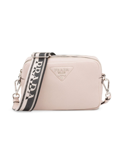 Shop Prada Women's Medium Leather Bag In Pink