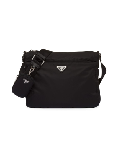 Shop Prada Women's Re-nylon Bag In Black