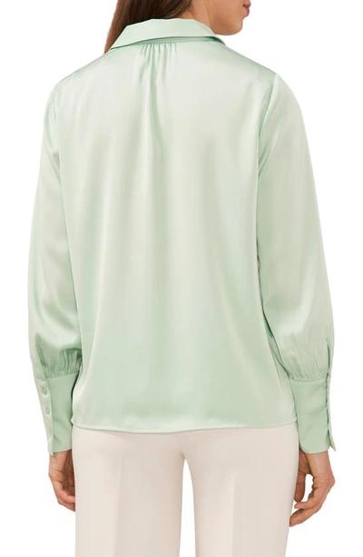 Halogen Button-up Shirt In Seafoam Green