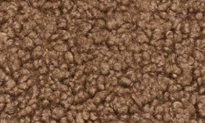 Andrew Marc Seneca Faux Shearling Hooded Jacket In Walnut