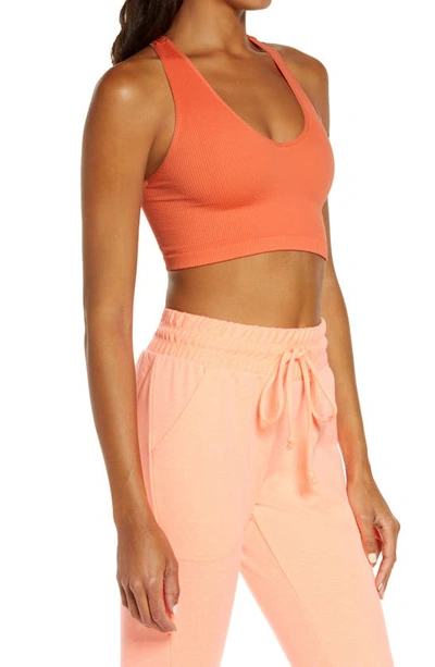 Shop Fp Movement Free Throw Crop Tank In Papaya Punch