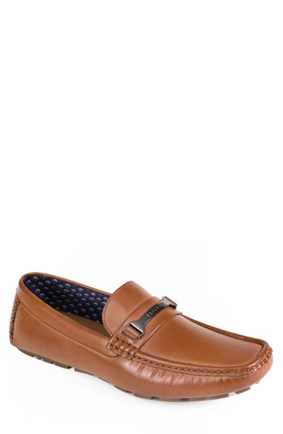 Shop Tommy Hilfiger Axin Driver Loafer In Burnished Medium Brown