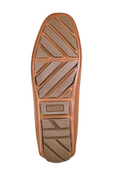 Tommy Hilfiger Men's Axin Slip-on Penny Drivers In Burnished Medium Brown