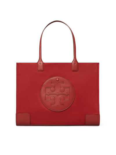 Shop Tory Burch Women's Ella Logo Tote Bag In Bricklane