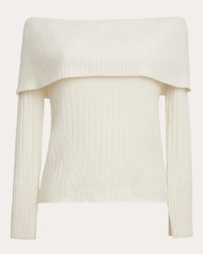 Shop Eleven Six Women's Raya Off-shoulder Sweater In White