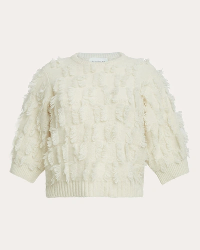 Shop Eleven Six Women's Lucie Fringed Sweater In White