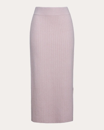 Shop Eleven Six Women's Zoe Ribbed Sweater Skirt In Pink