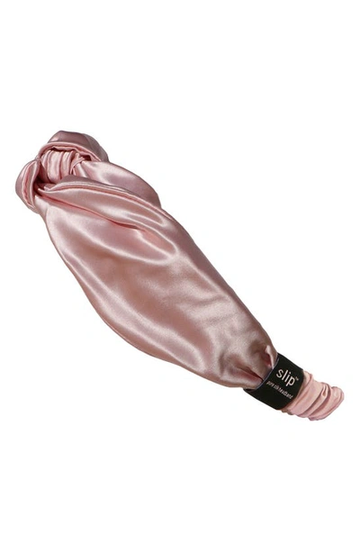 Shop Slip Knot Headband In Pink