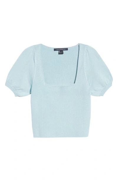 Shop French Connection Jaida Puff Sleeve Sweater In Forget Me Not