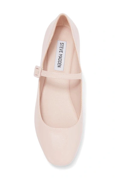 Shop Steve Madden Caddie Mary Jane Flat In Pink Patent