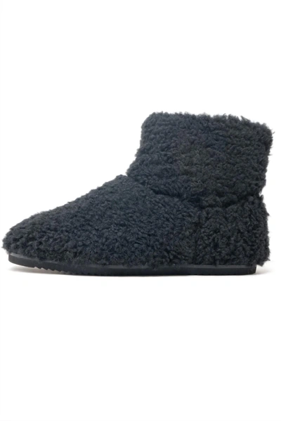 Shop Roam Faux Shearling Mini Boosh Boots In Black In Multi