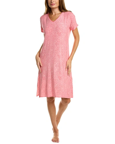 Shop Donna Karan Sleepwear Sleep Shirt In Pink