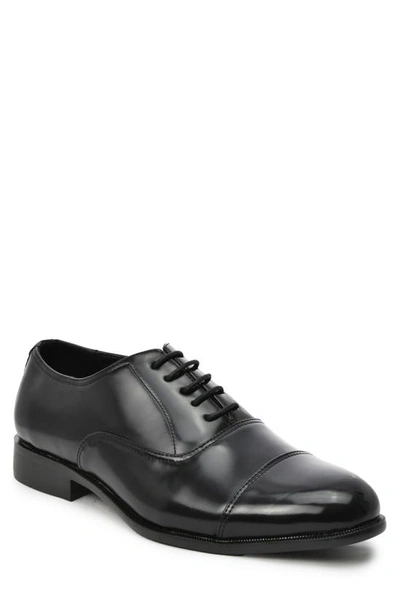 Shop Tahari Mercurie Cap Toe Oxford In Black