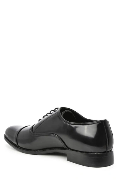 Shop Tahari Mercurie Cap Toe Oxford In Black