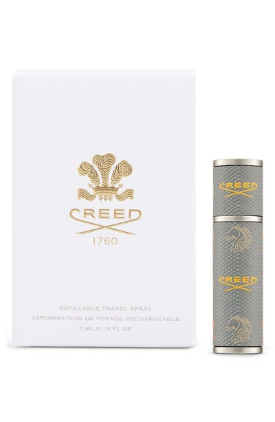 Creed Refillable Travel Perfume Atomizer Grey In Dark Grey