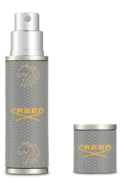 Creed Refillable Travel Perfume Atomizer Grey In Dark Grey