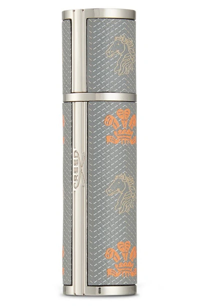 Creed Refillable Travel Perfume Atomizer Grey In Dark Grey