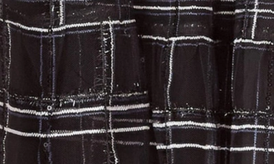 Shop English Factory Puff Sleeve Minidress In Black