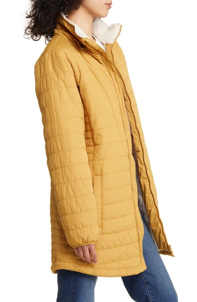 Rip Curl Anti Series Anoeta Water Resistant Quilted Jacket In Tobacco