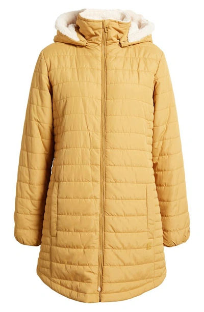 Rip Curl Anti Series Anoeta Water Resistant Quilted Jacket In Tobacco