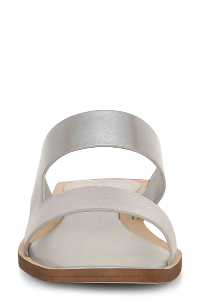 Sarto By Franco Sarto Emily Slide Sandal In Silver