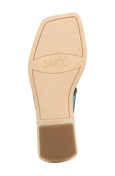 Sarto By Franco Sarto Emily Slide Sandal In Aqua