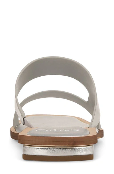Sarto By Franco Sarto Emily Slide Sandal In Silver