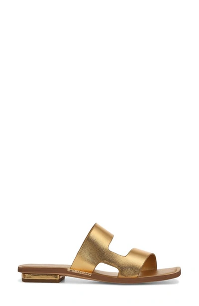 Sarto By Franco Sarto Emily Slide Sandal In Gold