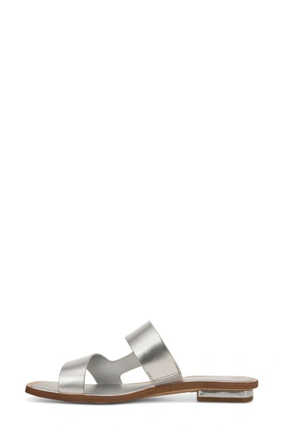 Sarto By Franco Sarto Emily Slide Sandal In Silver