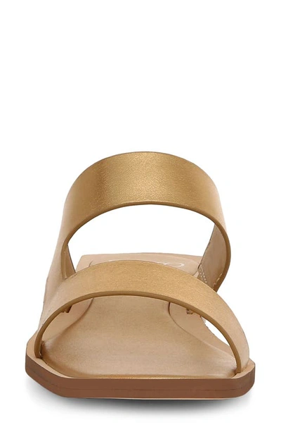 Sarto By Franco Sarto Emily Slide Sandal In Gold