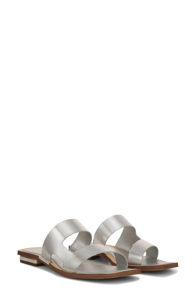 Sarto By Franco Sarto Emily Slide Sandal In Silver