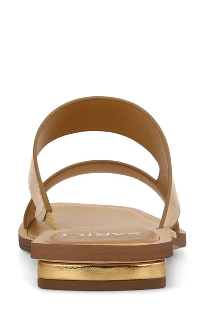 Sarto By Franco Sarto Emily Slide Sandal In Gold