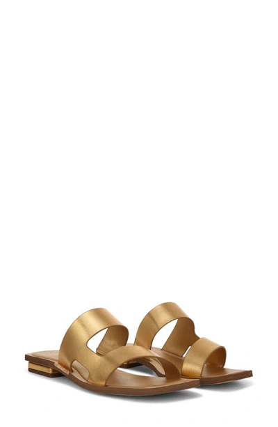 Sarto By Franco Sarto Emily Slide Sandal In Gold