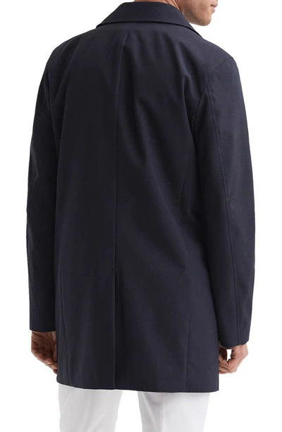 Shop Reiss Perrin Coat With Removable Quilted Bib In Navy