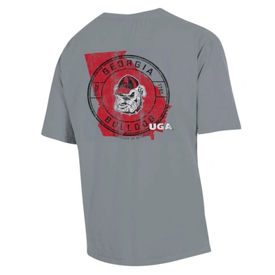 Shop Comfort Wash Graphite Georgia Bulldogs Statement T-shirt