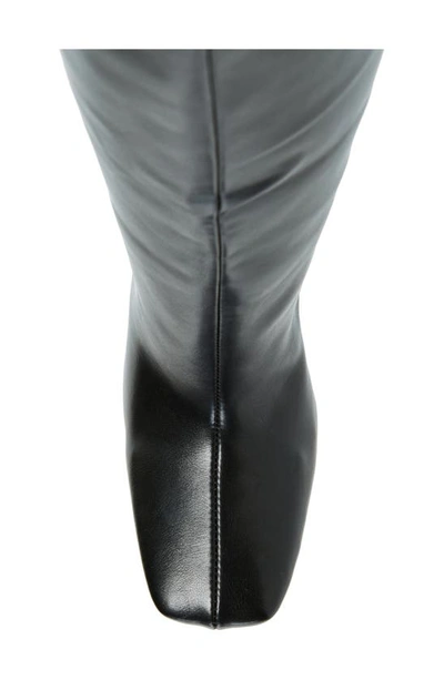 Shop Azalea Wang Magnetized Knee High Boot In Black