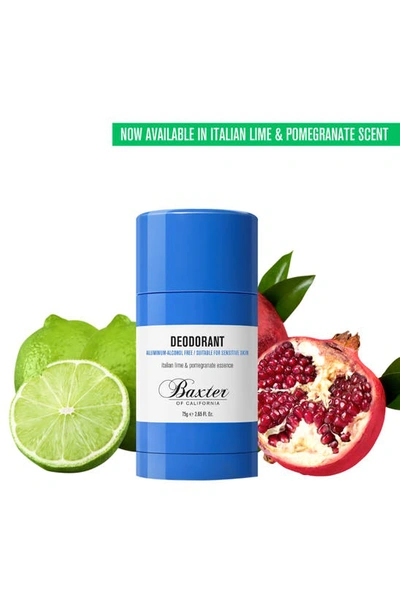 Shop Baxter Of California Italian Lime & Pomegranate Essence Deodorant