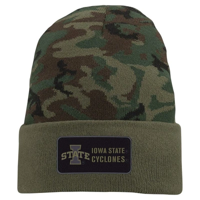 Shop Nike Camo Iowa State Cyclones Military Pack Cuffed Knit Hat