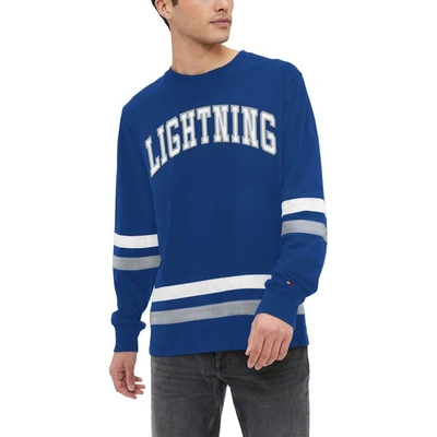 Shop Tommy Hilfiger Blue Tampa Bay Lightning Nolan Long Sleeve T-shirt