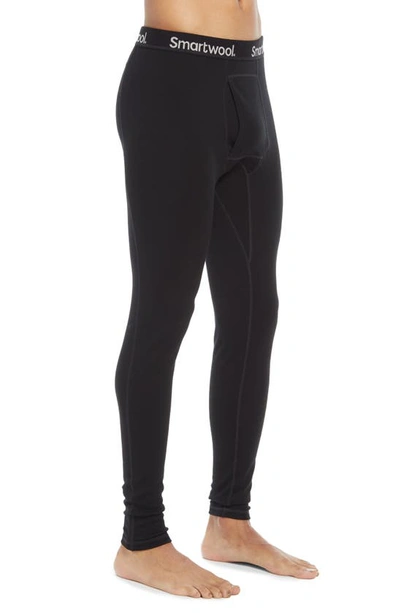 Smartwool 250 Merino Wool Baselayer Leggings In Black