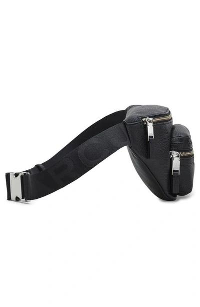 Shop Marc Jacobs The Leather Belt Bag In Black