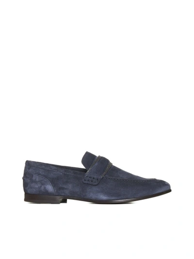 Shop Brunello Cucinelli Flat Shoes In Blue