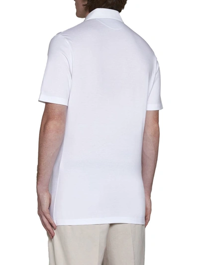 Shop Brunello Cucinelli T-shirts And Polos In White