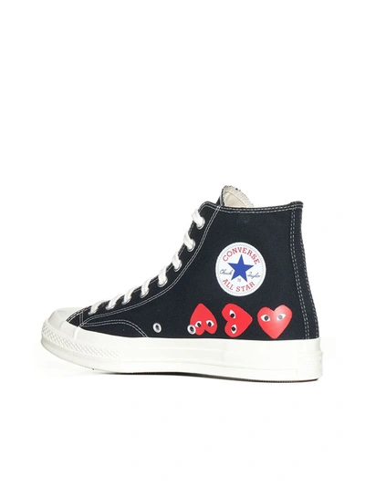 Shop Comme Des Garçons Play Cdg Play Sneakers In Black