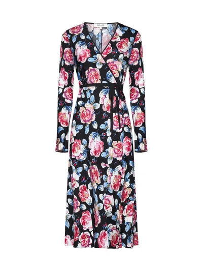 Shop Diane Von Furstenberg Dresses In Fortune Rose Med