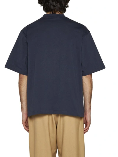 Shop Marni T-shirts And Polos In Blu Black