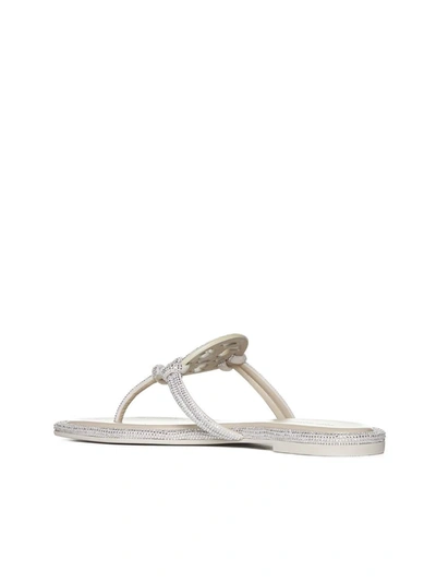 Shop Tory Burch Sandals In Stone Gray