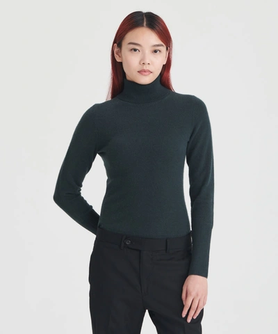 Naadam Cashmere Classic Turtleneck In Pine