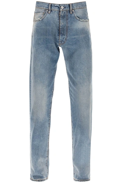 Shop Maison Margiela Stone-washed Loose Jeans Men In Blue
