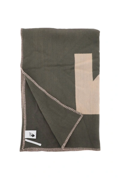 Shop Off-white Arrow Blanket Women In Green